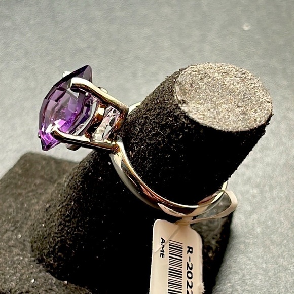 Nwt Genuine Amethyst in Sterling silver - Picture 6 of 8